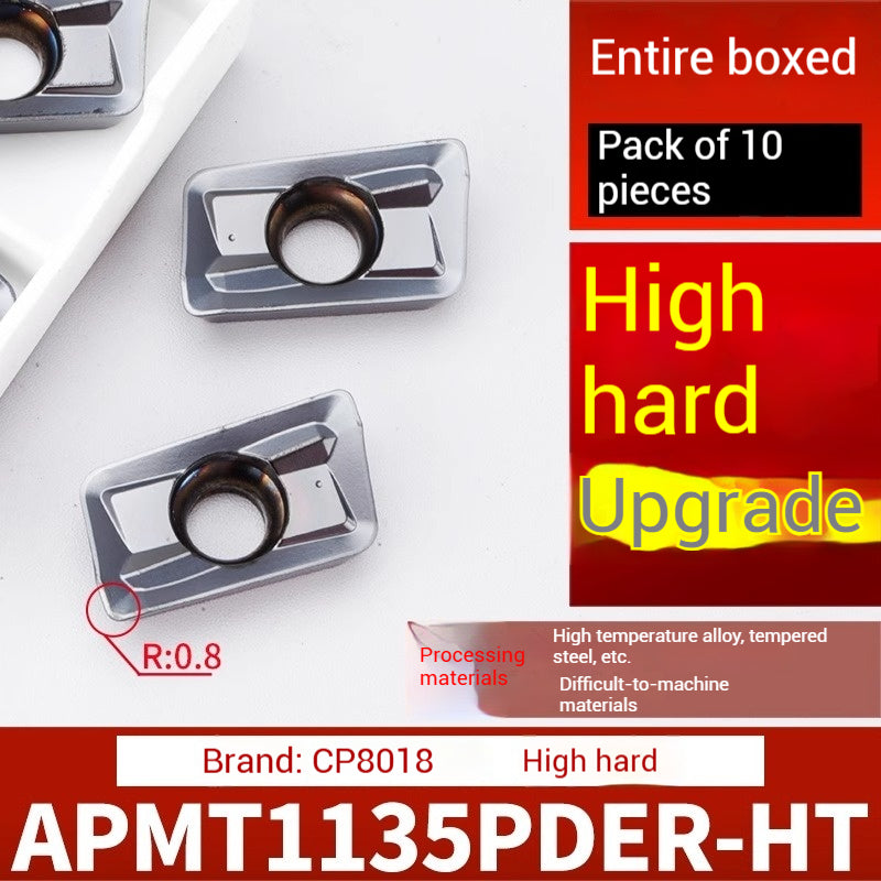 1026-CNC milling inserts APMT1135 carbide 1604 milling inserts fast feed R0.8 coated rough milling cutter grains Shandong Denso Pricision Tools Co.,Ltd.